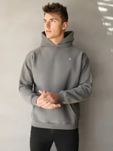 Blakely Anchor Relaxed Hoodie/Charcoal