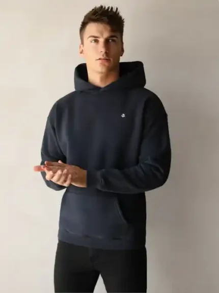Blakely Anchor Relaxed Hoodie/Navy