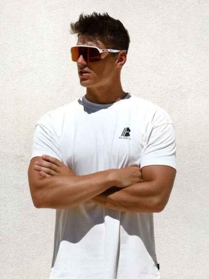 Blakely Apex Linear T Shirt/White