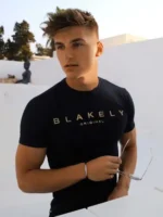 Blakely Goldcross T Shirt/Black
