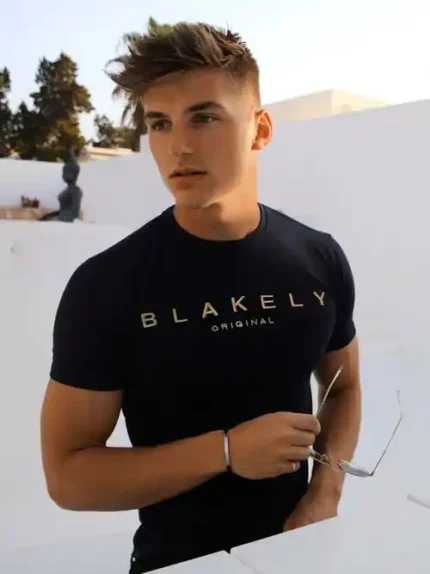 Blakely Goldcross T Shirt/Black