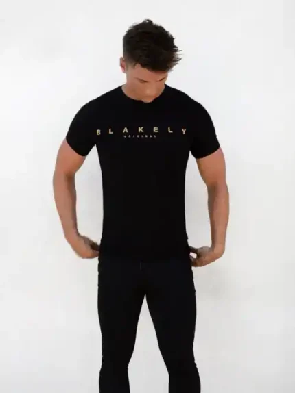 Blakely Goldcross T Shirt/Black