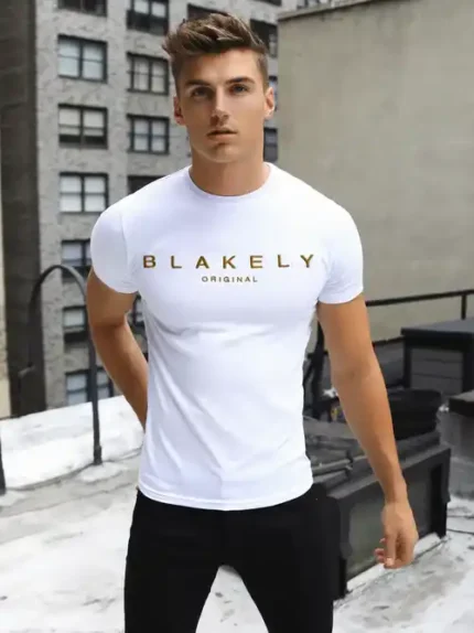 Blakely Goldstone T Shirt/White