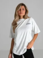 Blakely Heritage Oversized T Shirt/Marl White