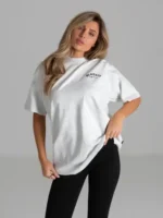 Blakely Heritage Oversized T Shirt/Marl White