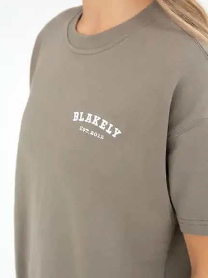 Blakely Heritage Oversized T Shirt/Safari Green