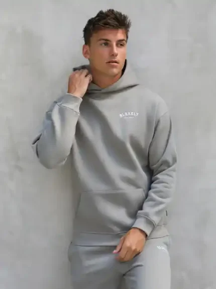 Blakely Heritage Relaxed Hoodie/Neutral Grey