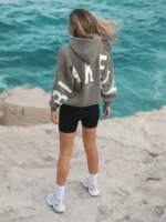 Blakely Isabel Oversized Hoodie/Grey Green