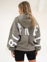 Blakely Isabel Oversized Hoodie/Grey Green