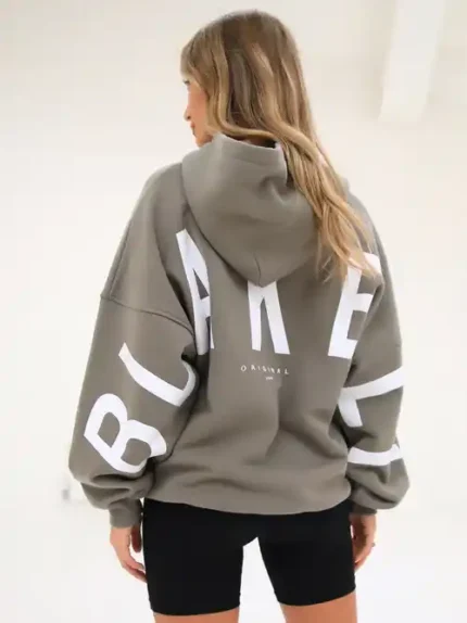 Blakely Isabel Oversized Hoodie/Grey Green