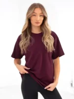 Blakely Isabel Tee/Burgundy