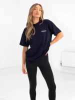 Oversized Training T Shirt/Navy